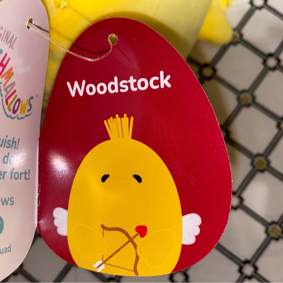 SQUISHMALLOWS JAZWARES PEANUTS & WOODSTOCK PLUSH PILLOWS BUNDLE 8” - Picture 11 of 11